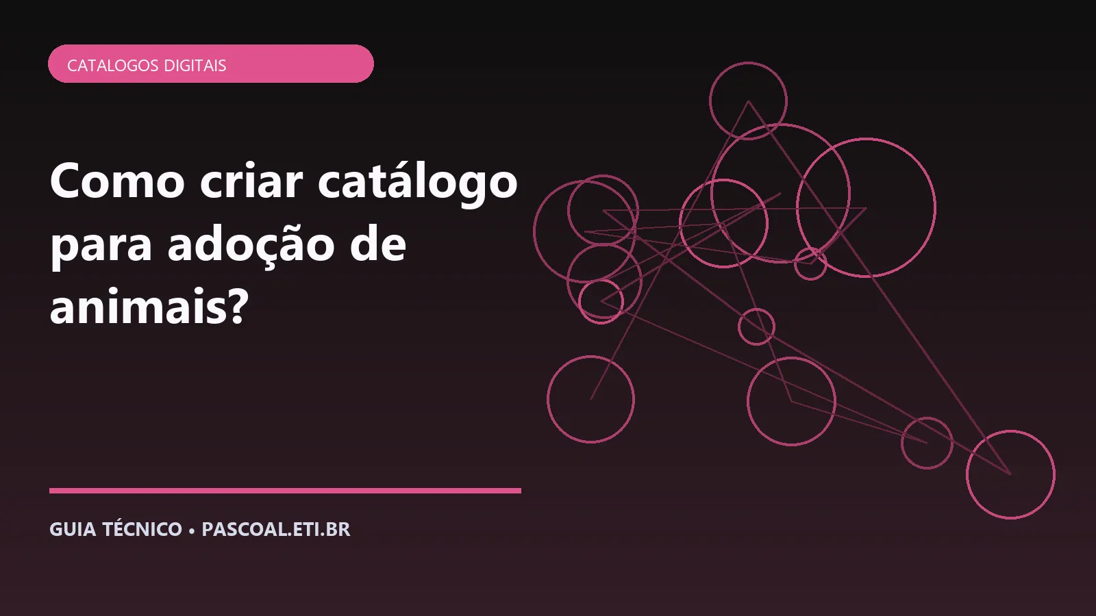 Ilustração editorial sobre Como criar catálogo para adoção de animais.