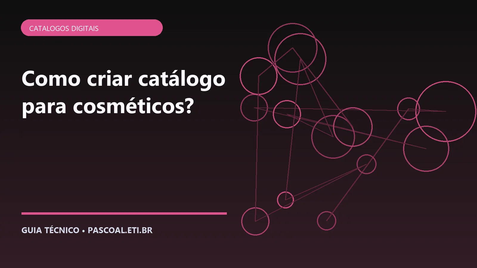 Ilustração editorial sobre Como criar catálogo para cosméticos.