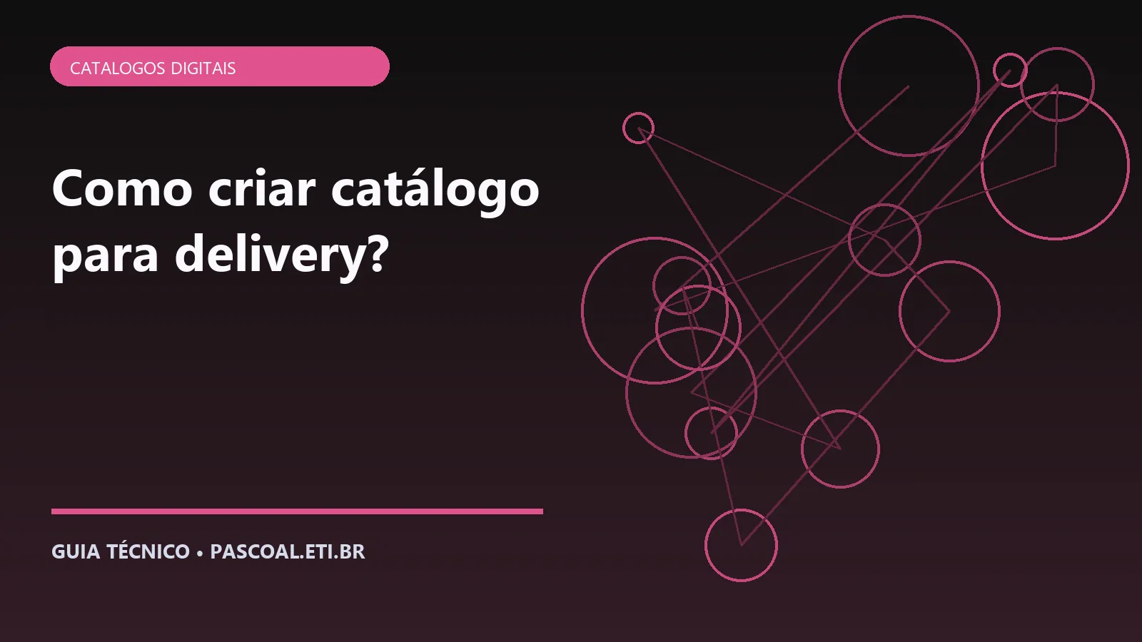 Ilustração editorial sobre Como criar catálogo para delivery.