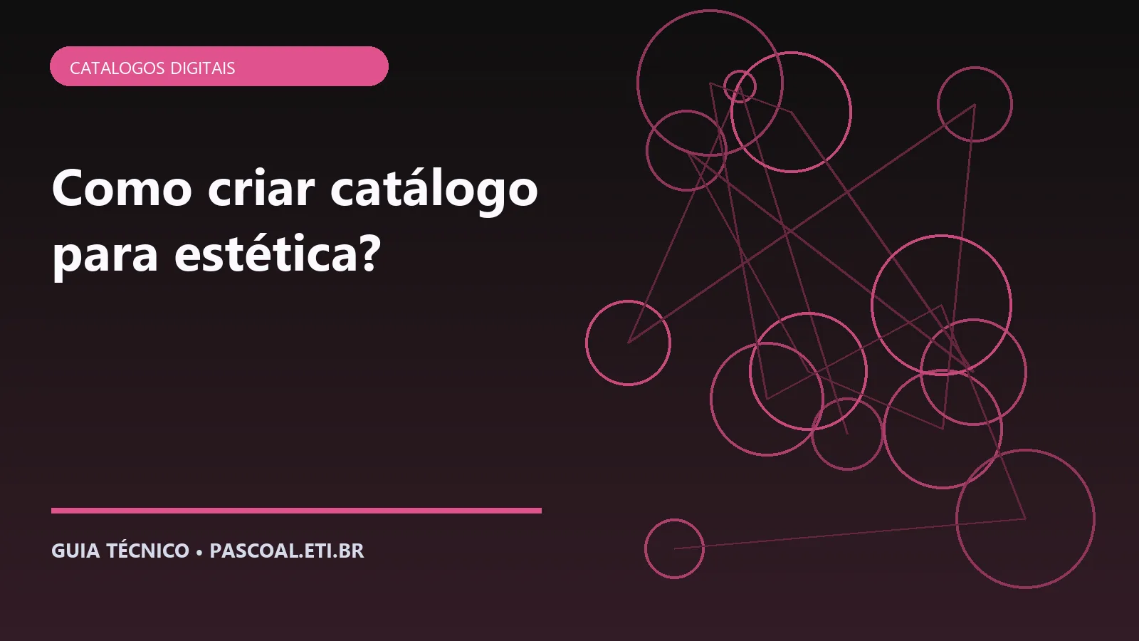 Ilustração editorial sobre Como criar catálogo para estética.