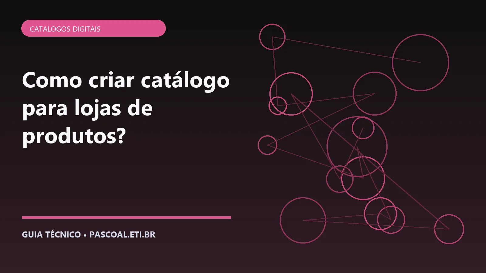 Ilustração editorial sobre Como criar catálogo para lojas de produtos.