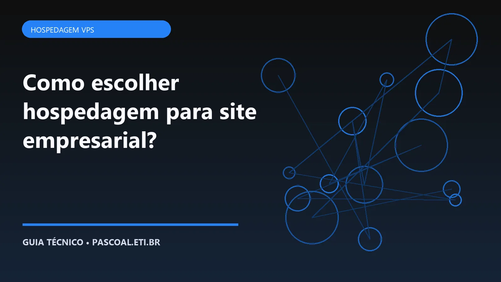 Ilustração editorial sobre Como escolher hospedagem para site empresarial.