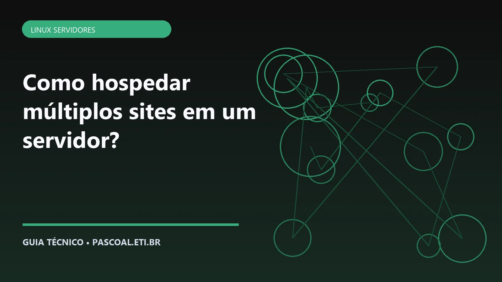 Ilustração editorial sobre Como hospedar múltiplos sites em um servidor.