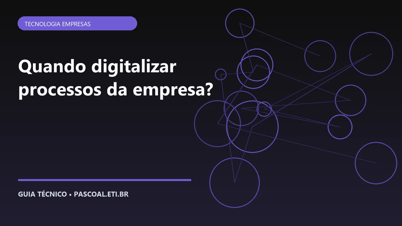 Ilustração editorial sobre Quando digitalizar processos da empresa.